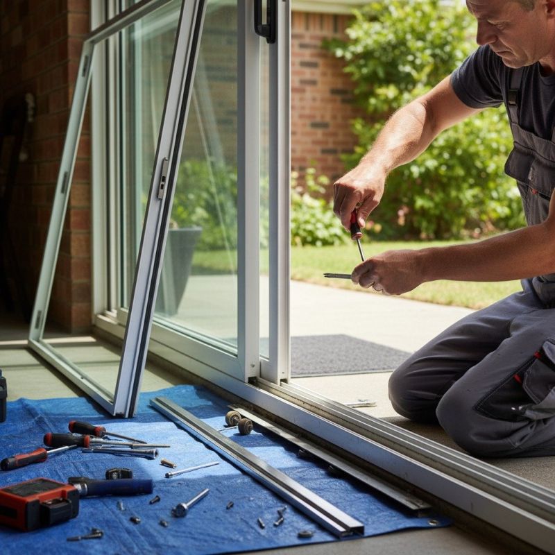 Sliding Door Window Repair